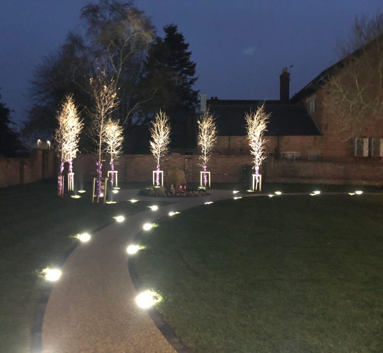 Decorative public area lighting